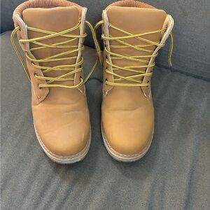 Tan Combat & Moto Boots